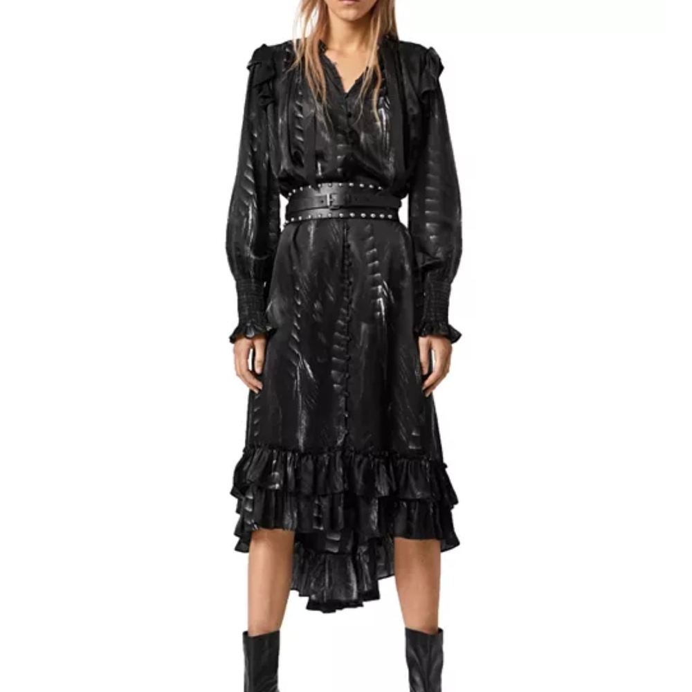 All Saints Lara Viola Dress